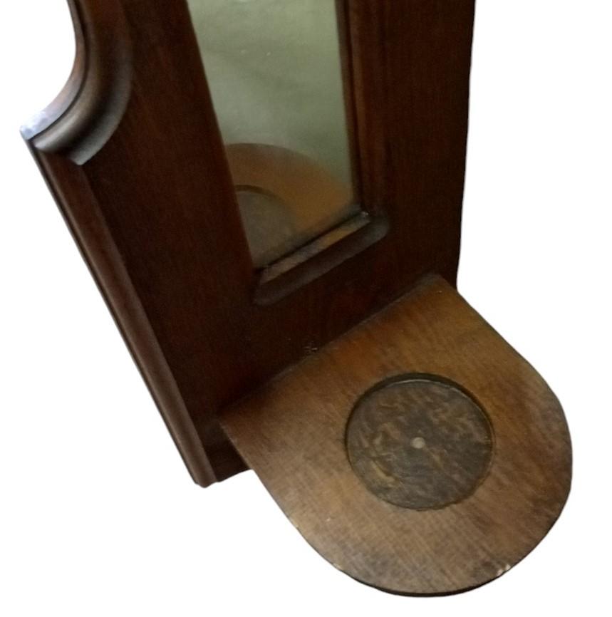 MCM Wooden Wall Sconce With Mirror Vintage Collectible Nostalgic Decorative