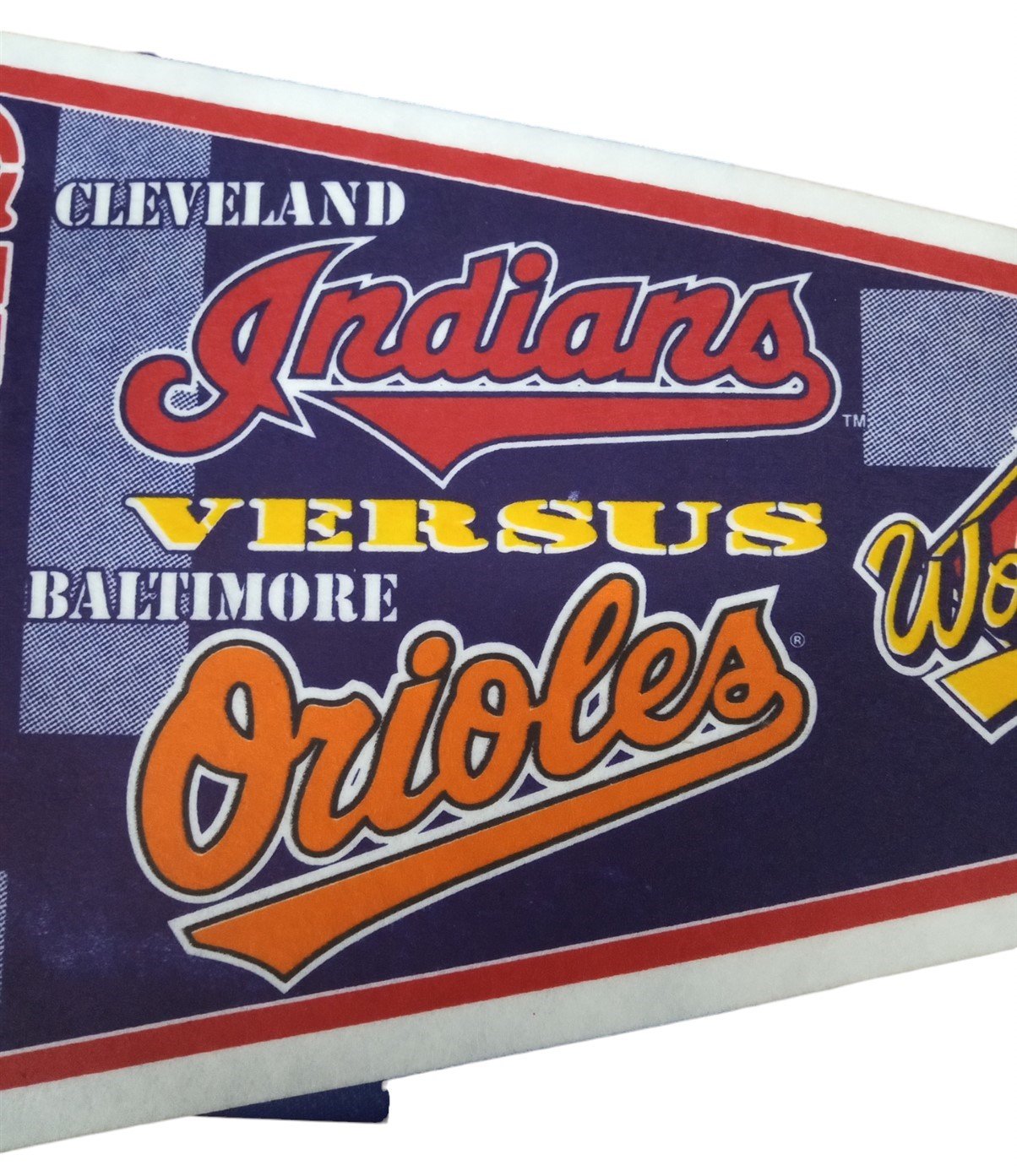 Cleveland Guardians vs Baltimore Orioles 1997 World Series Pennant Memorabilia