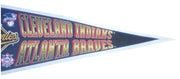 Cleveland Guardians vs Atlanta Braves 1995 World Series Pennant Memorabilia