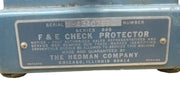 F&E Check Protector Vintage Collectible Nostalgic Checking Vending Equipment