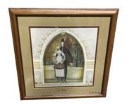 P. Buckley Moss Print The Wedding Double Signed 900/1000 Framed Art