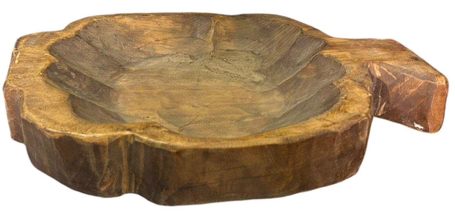 Batea Wood Handmade Mexican Zarandas Tree of Life Bowl 13" x 16"