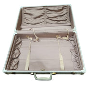 Samsonite White Hard Shell Suitcase Travel Luggage Vintage Collectible Nostalgic