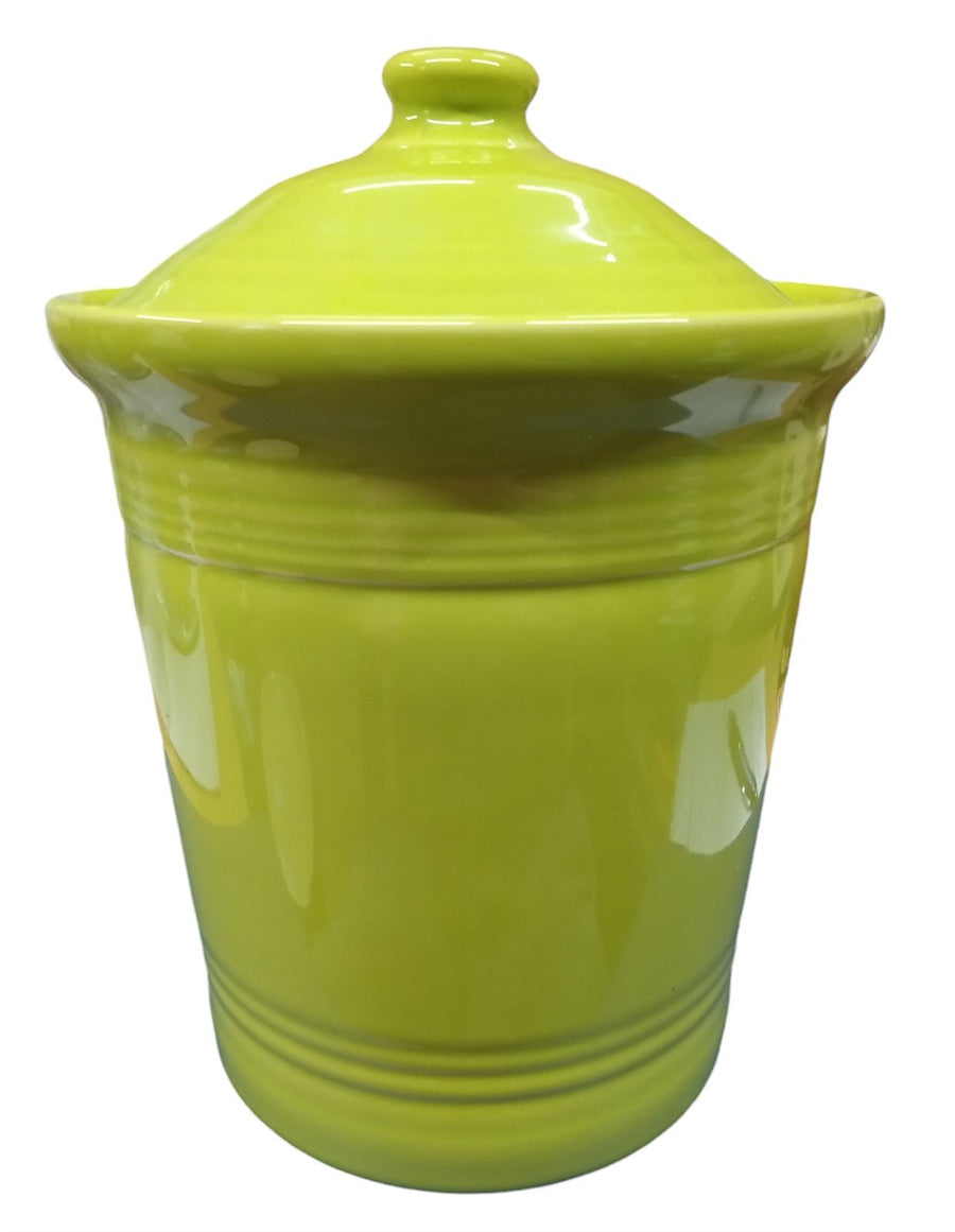 Fiesta - Lemongrass Green Medium Canister Homer Laughlin HLC Ceramic