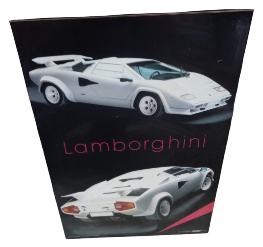 Lamborghini Plastic Posters Set Of 2 Retro Collectible Nostalgic Mancave