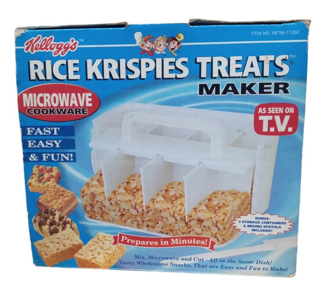 Kellogg's Rice Krispies Treats Maker Microwave Cookware Retro Collectible