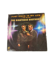 The Righteous Brothers 7" Vinyl Record "Just Once In My Life"/"The Blues"