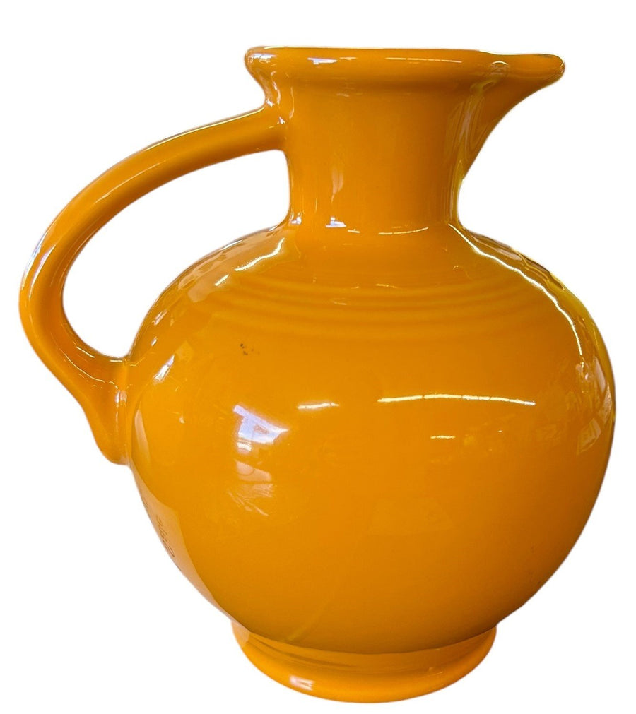 Fiesta - Butterscotch Yellow Carafe Homer Laughlin Ceramic Vase Pitcher