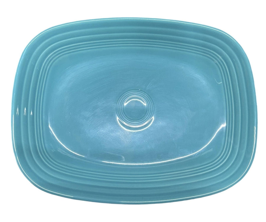 Fiesta - Turquoise Blue Rectangular Platter Homer Laughlin Ceramic Kitchenware