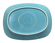 Fiesta - Turquoise Blue Rectangular Platter Homer Laughlin Ceramic Kitchenware