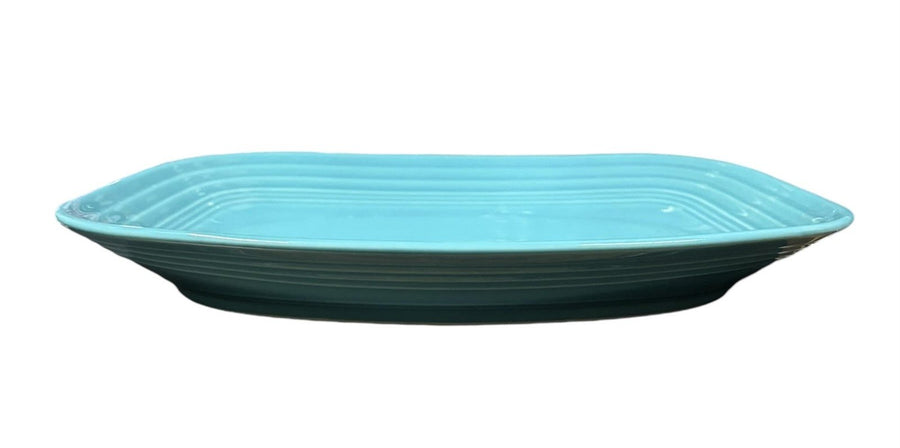 Fiesta - Turquoise Blue Rectangular Platter Homer Laughlin Ceramic Kitchenware