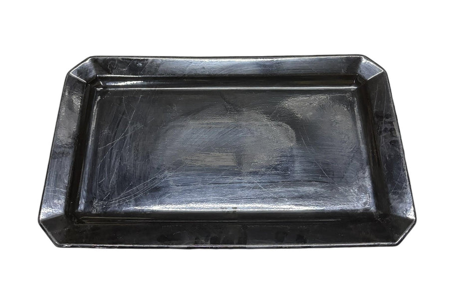 Extra Large Rectangular Serving Tray Platter Vintage Hall China 2036 Black
