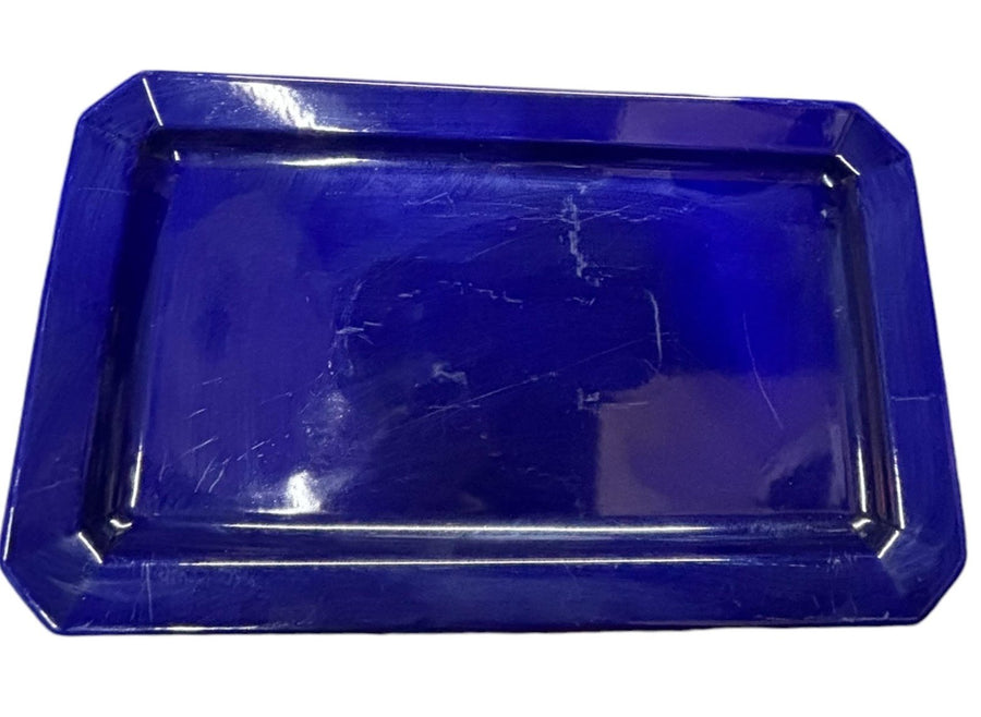 Hall China Extra Large Rectangular Serving Tray Platter Vintage 2036 Blue