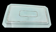 Hall China Extra Large Rectangular Serving Tray Platter Vintage 2036 Sea Mist