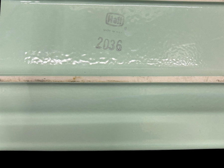 Hall China Extra Large Rectangular Serving Tray Platter Vintage 2036 Sea Mist
