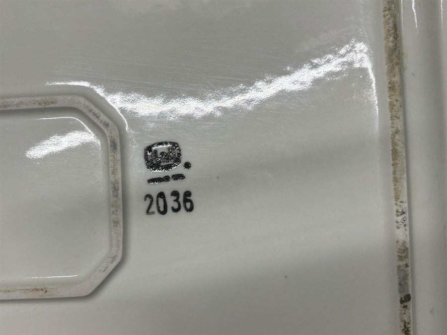 Hall China Extra Large Rectangular Serving Tray Platter Vintage 2036 Fish