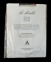 D'Airelle Bridal Ivory One Size Pantyhose 100% Nylon Aire Hosiery