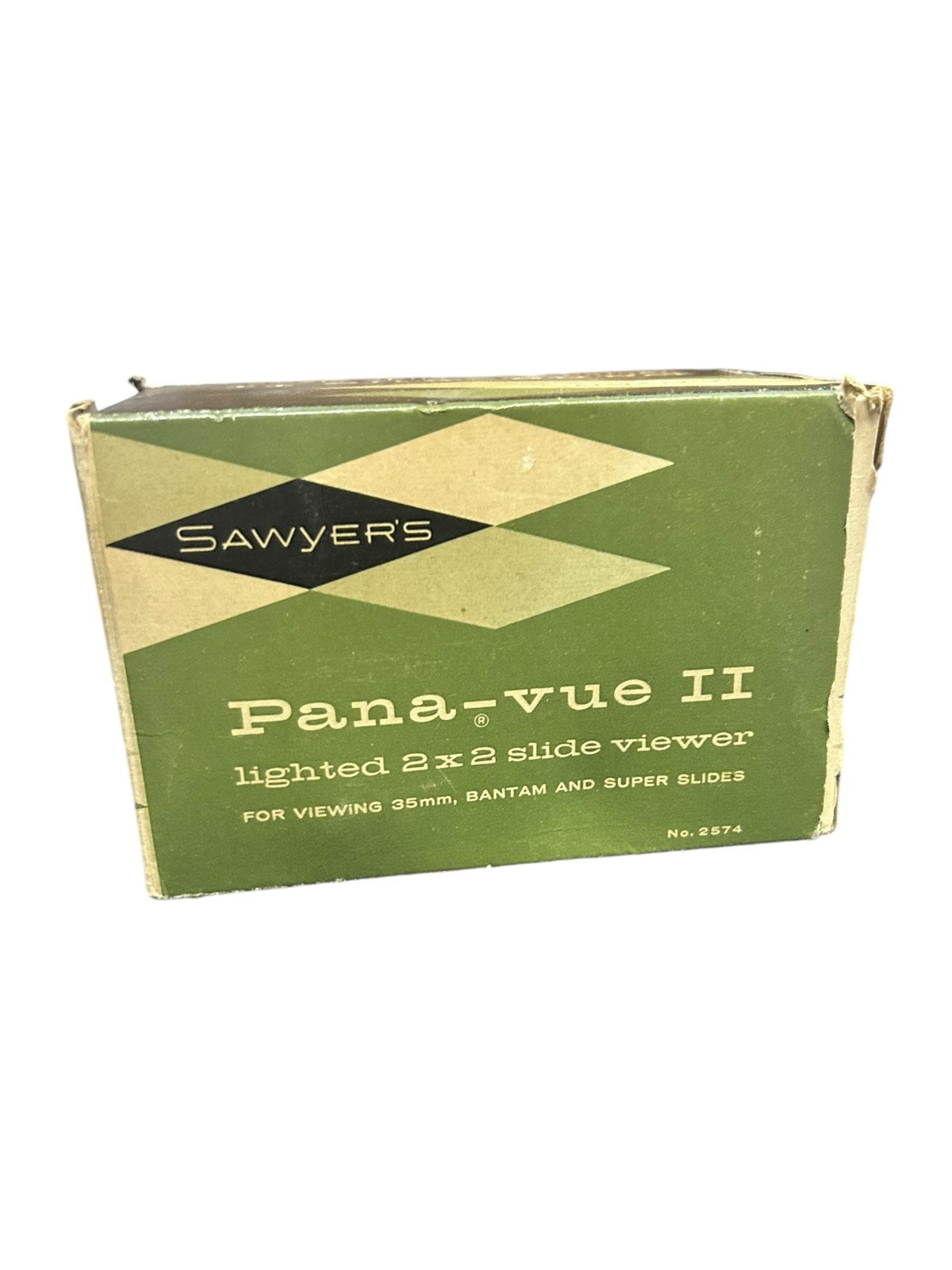Sawyer's Pana-vue II Lighted 2 by 2 Slide Viewer Bantam And Super Slides