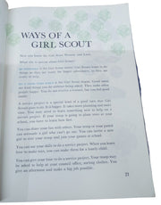 Junior Girl Scouts Handbook Vintage Nostalgic 1970s Scout Memorabilia