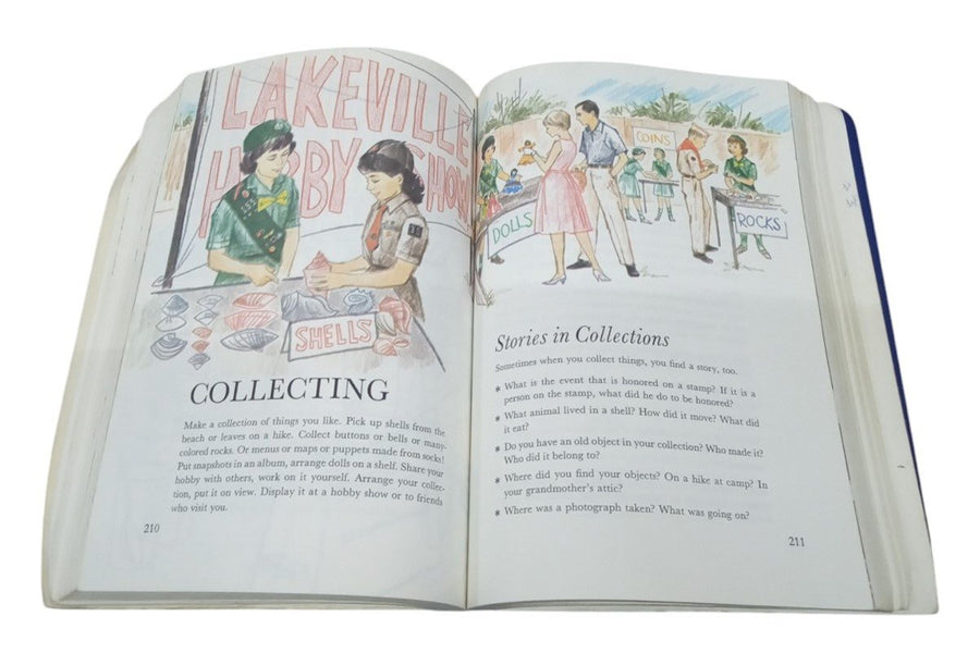 Junior Girl Scouts Handbook Vintage Nostalgic 1970s Scout Memorabilia