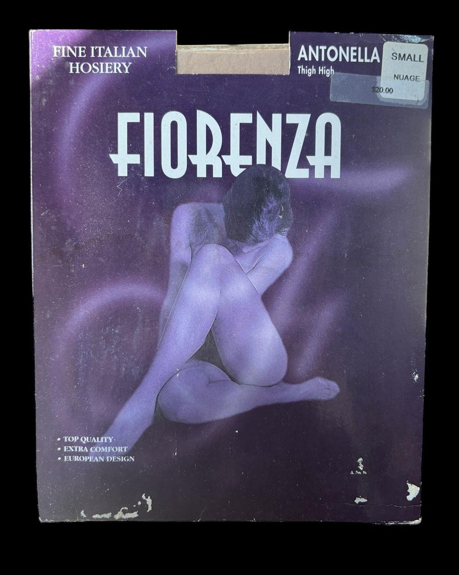 Fiorenza Antonella Nuage Thigh High Italian Hosiery Small Original Package