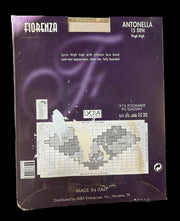 Fiorenza Antonella Ecru Thigh High Italian Hosiery Small Original Package