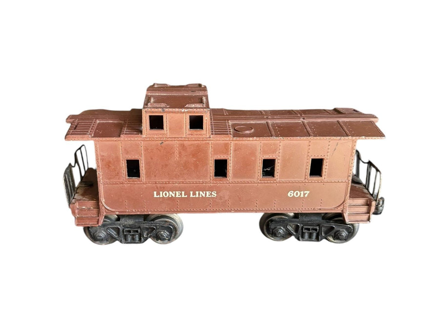 Lionel Lines O-Gauge Trains Pair Cities Service Tank 6045 Brown Caboose 6017