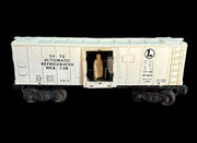Lionel Lines Automatic Refrigerated Milk Car 3472 O-Gauge Vintage Train Platform