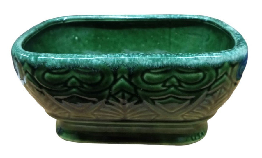jade green planter USA Pottery Jade Green Planter Bowl Vase Vintage Collectible Nostalgic – Shop Cool Vintage Decor