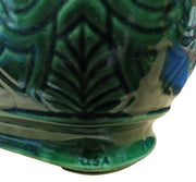 USA Pottery Jade Green Planter Bowl Vase Vintage Collectible Nostalgic