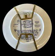 Lafayette Legacy Plates Pair Decorative Porcelain American Revolution