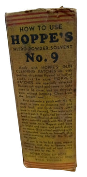 Hoppe's Nitro Powder Solvent Vintage Collectible Nostalgic Firearm Maintenance