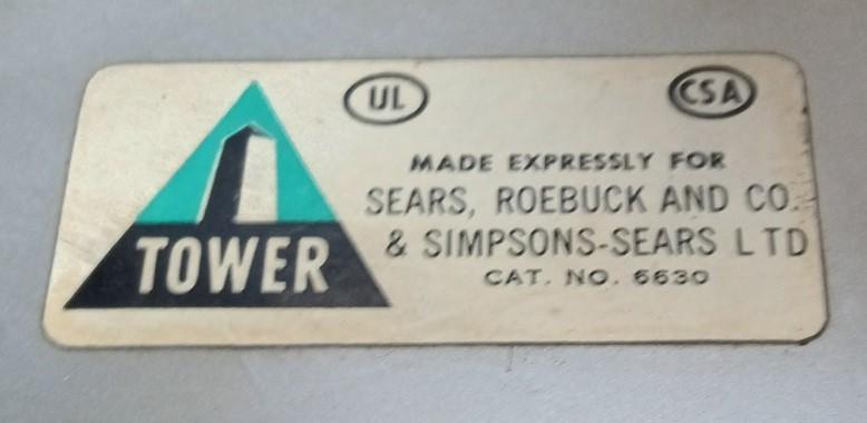 Sears Roebuck Tower Movie Flood Light Vintage Collectible Nostalgic Photography