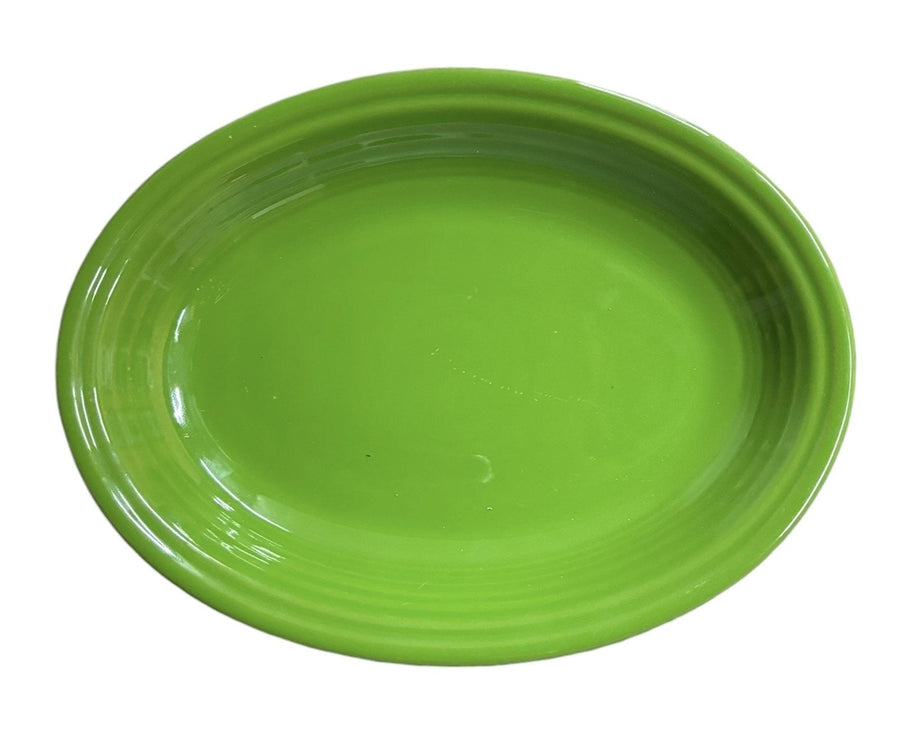 Fiesta - Shamrock Green Medium Oval Serving Platter Homer Laughlin Ceramic Dish