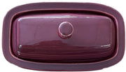 Fiesta - Cinnabar Red Small Covered Butter Dish Homer Laughlin Ceramic