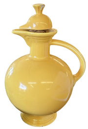 Fiesta - Vintage Yellow Carafe Homer Laughlin Ceramic Vase Pitcher Home Decor