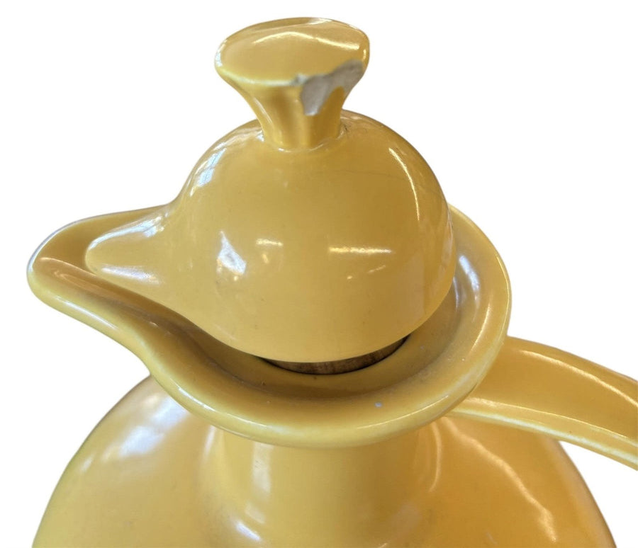 Fiesta - Vintage Yellow Carafe Homer Laughlin Ceramic Vase Pitcher Home Decor