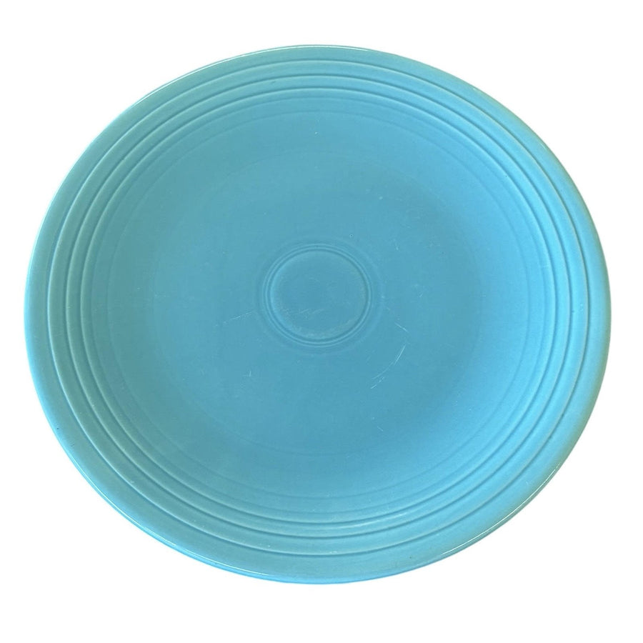 Fiesta - Vintage Turquoise Chop Plate (DIS) Homer Laughlin HLC Ceramic