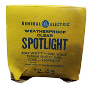 General Electric 150 Watt Spot Light Vintage Collectible Nostalgic Lighting