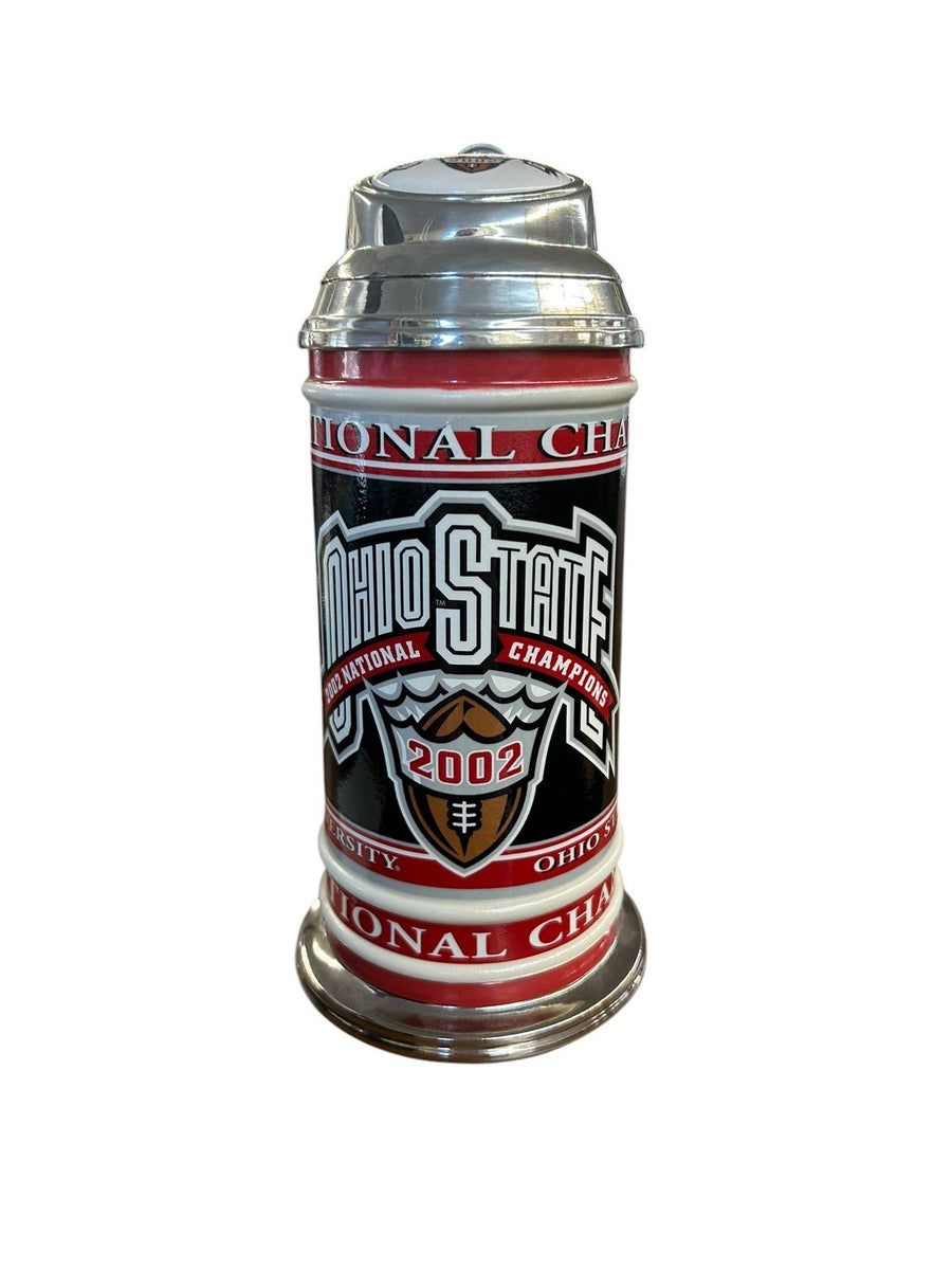 Ohio State National Championship 2002 Collector Beer Stein Jim Tressel OSU