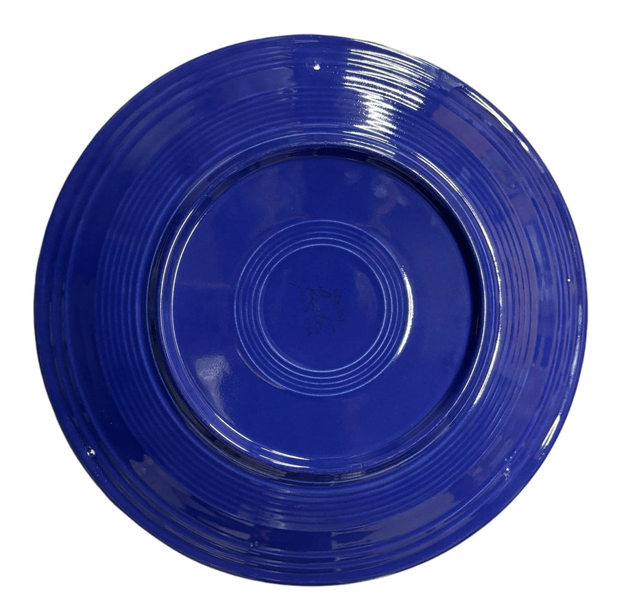 Fiesta - Vintage Cobalt Blue Chop Plate Homer Laughlin HLC Ceramic Serving