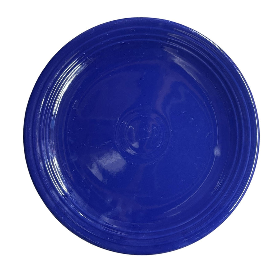 Fiesta - Vintage Cobalt Blue Chop Plate Homer Laughlin HLC Ceramic Serving