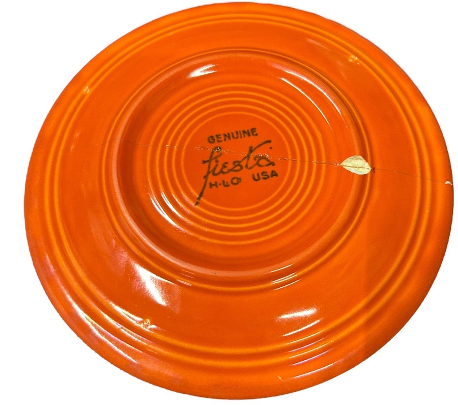 Fiesta - Red Orange Appetizer/Bread and Butter Plate (DIS) Homer Laughlin