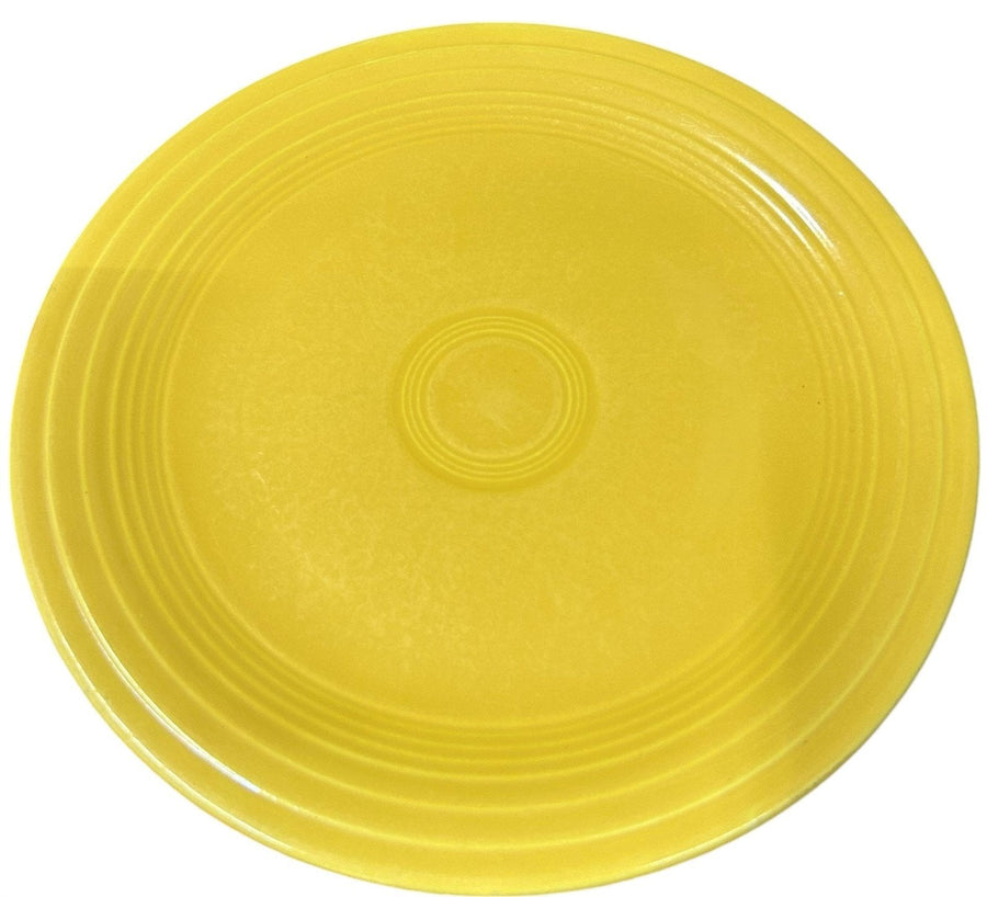 Fiesta - Vintage Yellow Luncheon Plate Ceramic Setting Homer Laughlin Kitchen