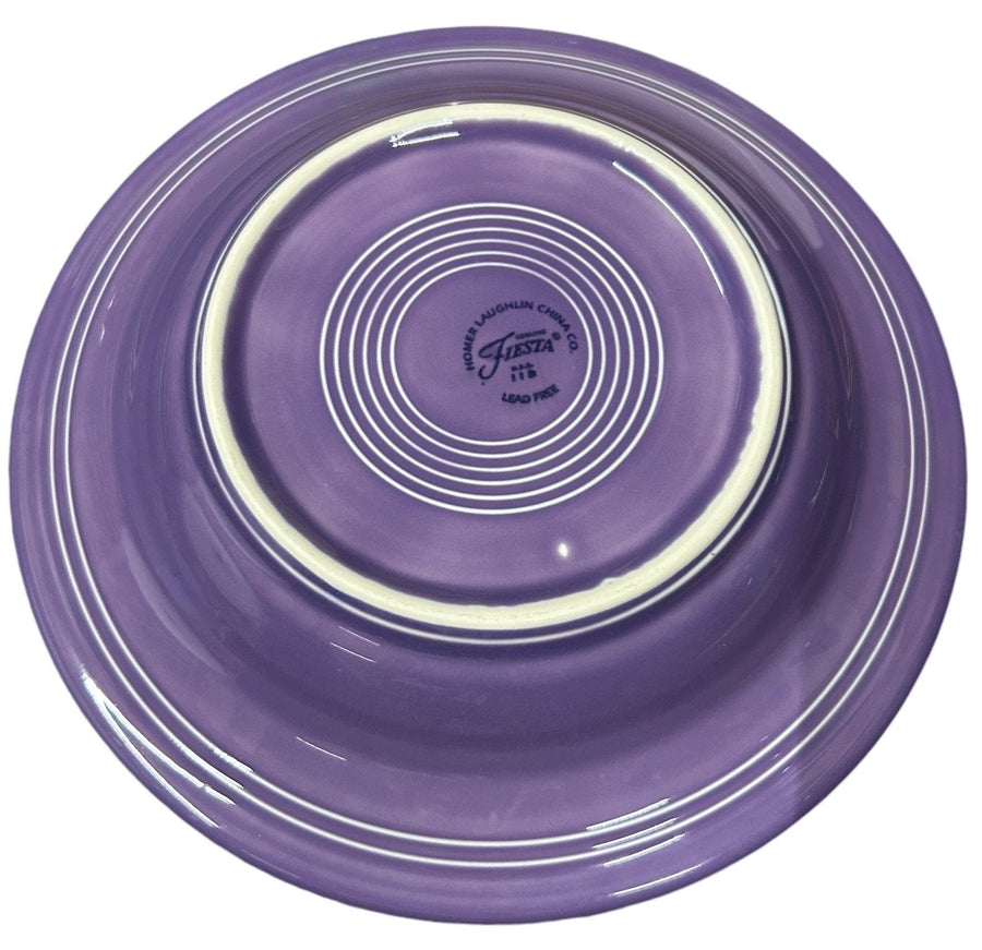 Fiesta - Lilac Purple Rimmed Soup Bowl Homer Laughlin HLC Ceramic Dinnerware