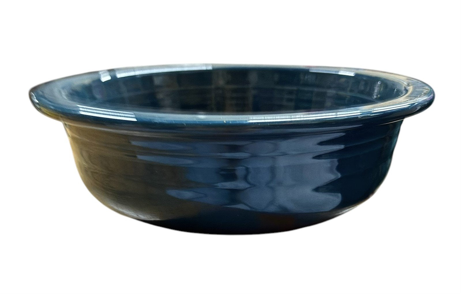 Fiesta - Juniper Blue Large Bowl Homer Laughlin Ceramic Dish 1 Quart 40oz in Box