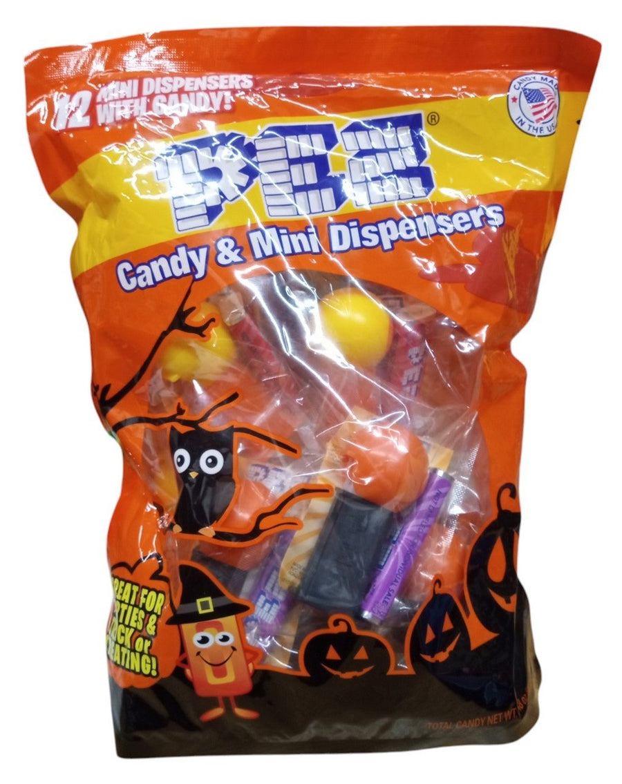 Pez Halloween Party Bag Set Of 12 Dispensers With Candy Collectible Nostalgic