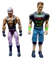 Mattel WWE Rey Mysterio & John Cena Figures Collectible Nostalgic Pro Wrestling