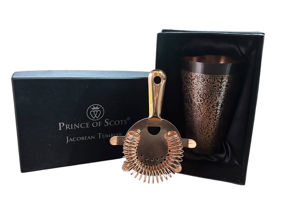 Prince of Scots Jacobean Tumbler with Copper Bar Strainer