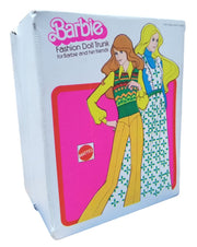 Barbie Fashion Doll Trunk Vintage Collectible Nostalgic Doll Storage 1970s
